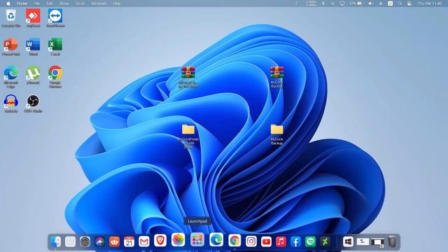 Windows 11 With A Little Touch Of Mac | Big Sur Theme In 10 Minutes