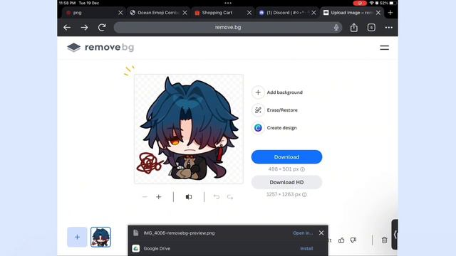 how to make stickers without background in discord using iPad | mobile | 2023