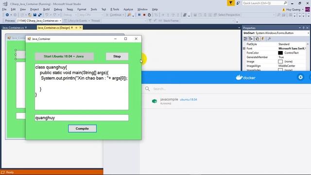 CSharp Java Container