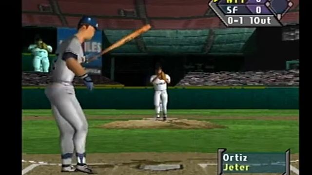 high heat baseball 2001 ps1 yankees at giants candlestick park