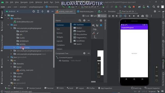 Rest API Koneksi Android dengan Mysql Dengan Retrofit