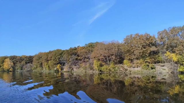 река Северский Донец. Октябрь 2023г
