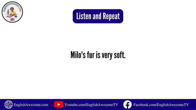 Learning English Language | 8 Minutes of Listen and Repeat American English #5 | EnglishAwesomeTV ✔