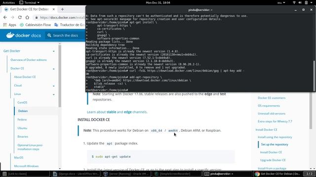 Instalación Docker en Debian