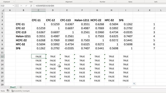 How to delete cells diagonally in excel