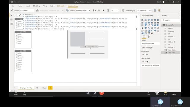 How to handle Employee Hierarchy in Power BI