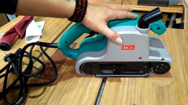 [Nghề Mộc ] -- Review Máy Nhám Tăng Băng Chuyền DCA