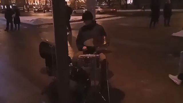 Уличные музыканты на арбате