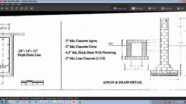 Es 44   34 Drain And Apron