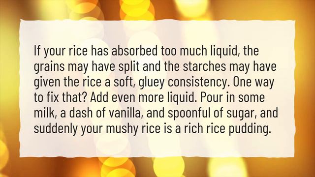 How do you fix crispy undercooked rice?