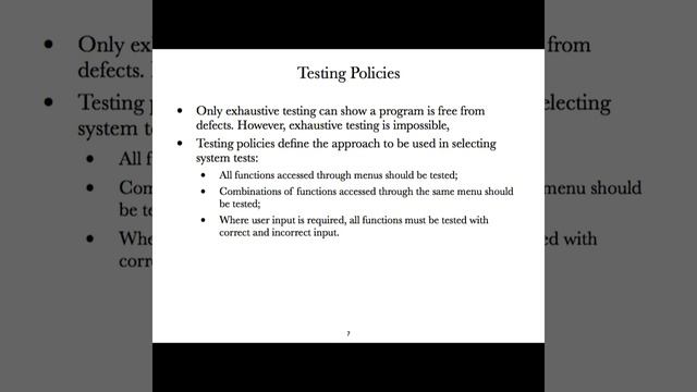 CO871 CGJ Lecture 1: Testing