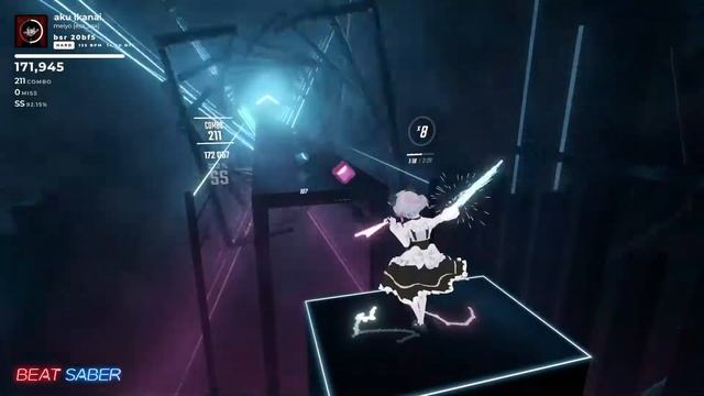 【BeatSaber】なにやってもうまくいかない / maiyo【低スペックPCとOculus Quest 2だけでトラッキング】