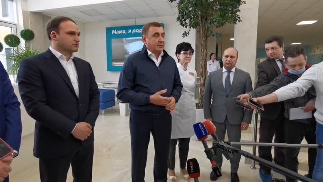 открытие перинатального центра в Туле - Дюмин
