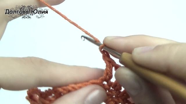 Вязание крючком. Схема ажурного узора  1  ///  crochet