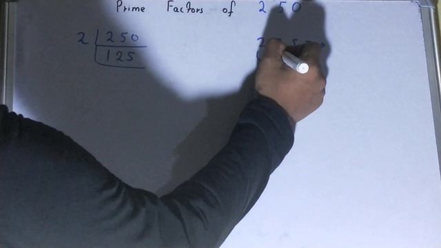 Prime factors of 250