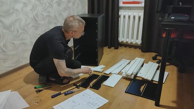 ALEX из IKEA сборка тумбы