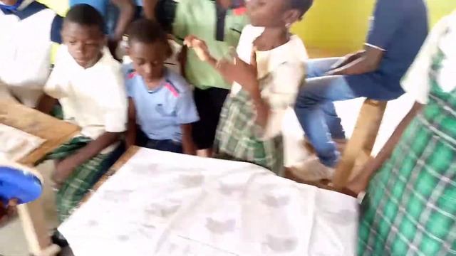 Batik process in Goodsuccess high school (part 1) By Oluwawamiwale Deji Awujoola