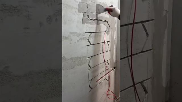 Теплая стена вместо полотенцесушителя