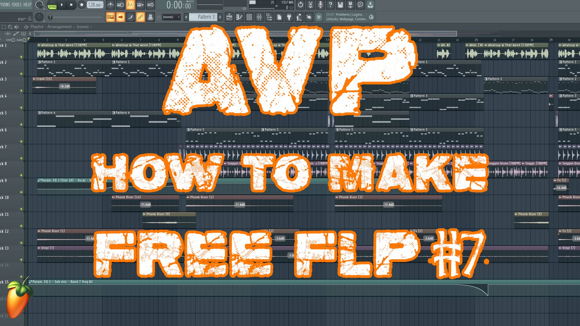 AVP | Как делать музыку # 7 - FL Studio | Первый ФОНК | Бесплатные проекты