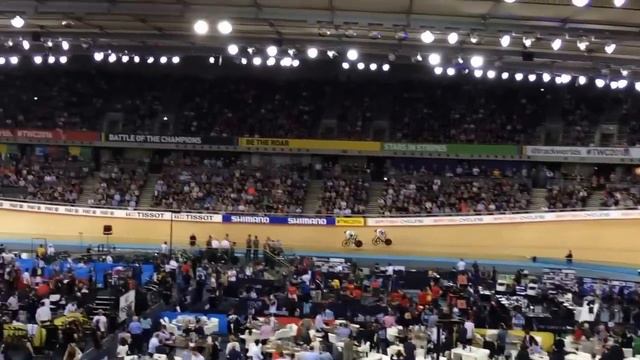 Men's Sprint Final - Track Cycling World Championships, London 2016, Jason Kenny vs Matthew Glaetze