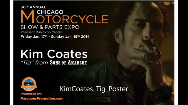 Sons of Anarchy Kim Coates "Tig" Radio Interview about Chciago Motorcycle Show