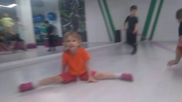 Пытаемся посадить Ладу на шпагат.12 декабря 2019 г. Тула. Маркин. Д. Н.