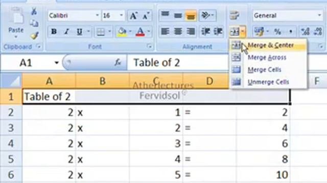 Lecture No 3 Format cells Ms Excel 2007 Training in Urdu