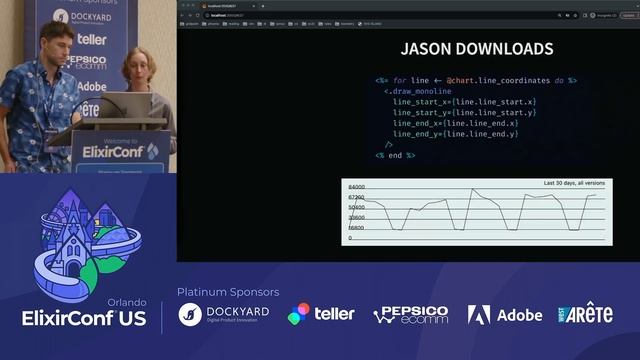 ElixirConf 2023 - Meks McClure & Mark Keele - SVG Island: Building your own charts in LiveView