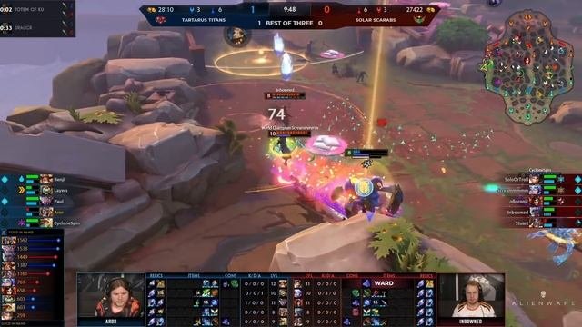 SMITE Pro League Phase 3 Week 1 Tartarus Titans vs Solar Scarabs