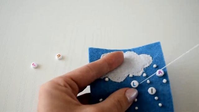 Развивающий кубик для малышей, из фетра,  МК, DIY