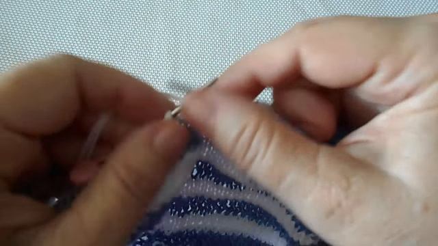 ✿Рубашка-поло в полоску спицами с имитацией втачного рукава #ЛюдмилаТен