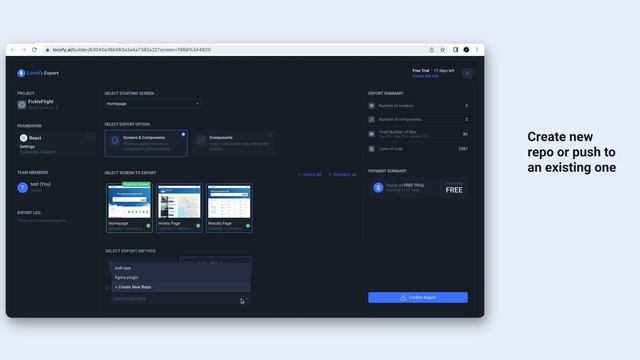 Locofy.ai | Push code to your Github repo [Guide]