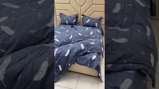 Постельное с одеялом сатин