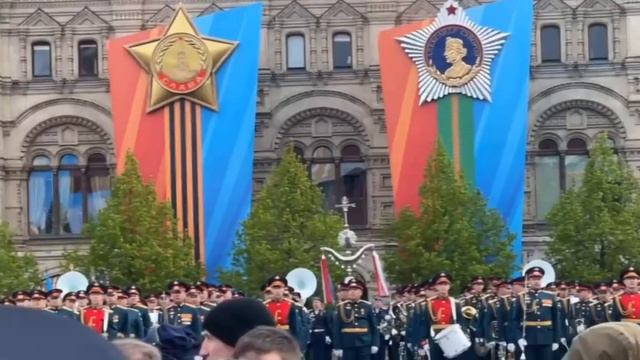 На Красной площади проходит генеральная репетиция парада, посвященного 79-й годовщине Победы в ВОВ