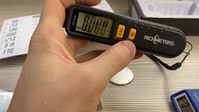 Толщиномер RICHMETERS GY-910 c AliExpress обзор и калибровка