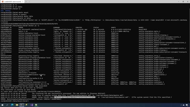 SQL Server & Docker : Restauration, stockage persistent et AdventureWorks