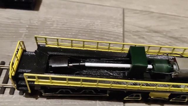 Газотурбовоз обмоториваниечасть 2 масштаб 187 Gas turbine locomotive winding part 2 scale 187