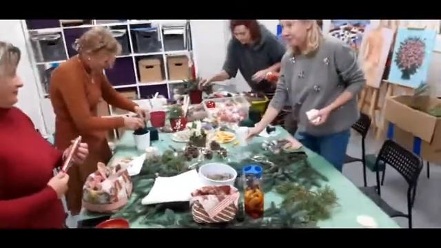 МК Праздничная композиция на стол