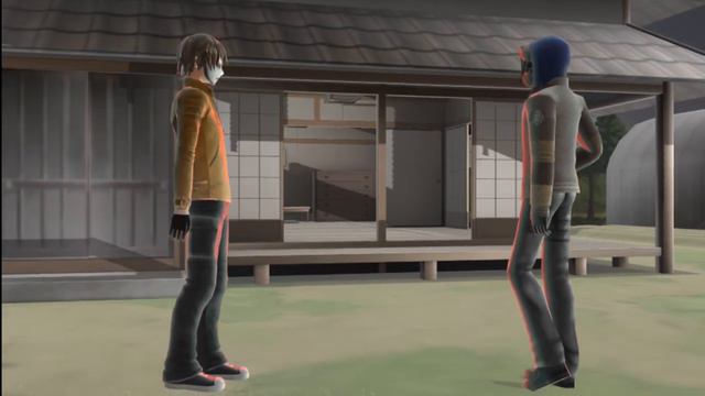 [MMD] Когда я хочу шипперить, а некого, и тут рядом стоят два пацана. =D