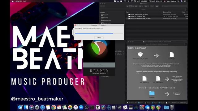 Mac Reaper Installation + SWS Extension & ReaPack in 5 Minutes
