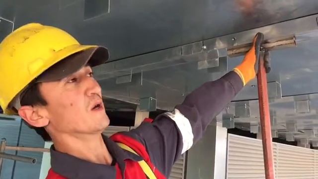 Установка кронштейнов