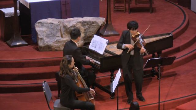 Teodorico Pedrini - Sonata Op. 3, No. 1 for violin and basso continuo in A major