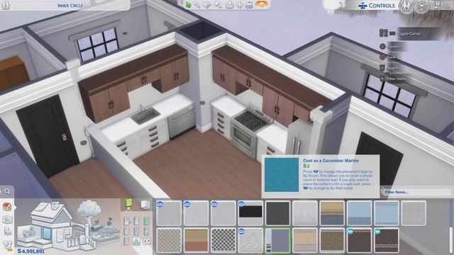 Building the IDEAL KITCHEN for a $100k house in The Sims