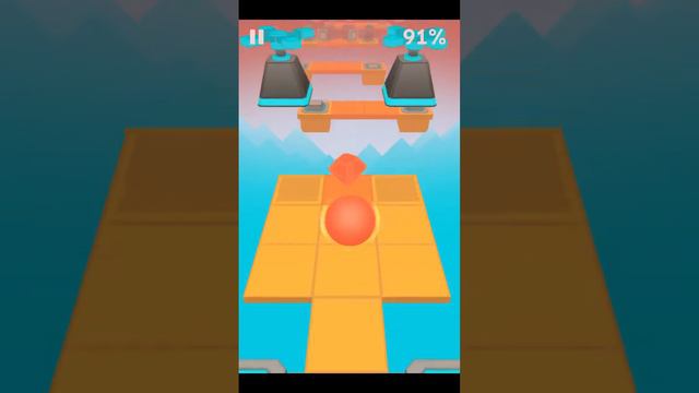 Как пройти 1 уровень в игре Rolling Sky