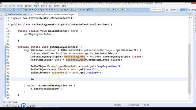 Hibernate 5:Tuple Criteria Queries | Tuple Criteria Queries in Hibernate