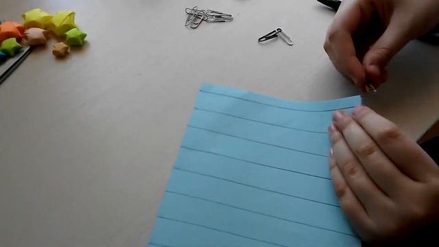 Звёздочки счастья из бумаги