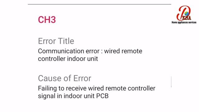 LG INVERTER AC ERROR CODE CH 01 CH 02 CH 03 CH 04 CH 05 HOW TO FIX