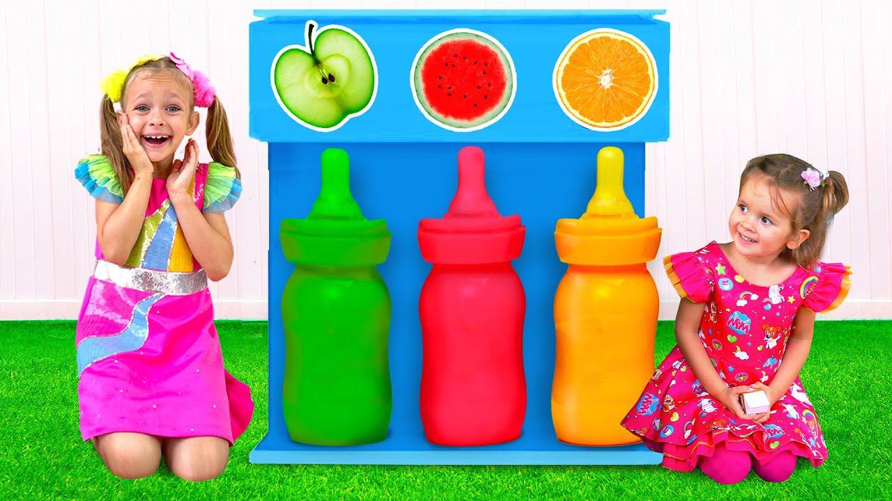 Rainbow Juice Song for Babies with Maya! Fun Sing Along!