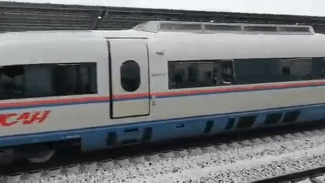 ЭВС1-09 Сапсан Москва Санкт-Петербург Железнодорожный станция Обухова