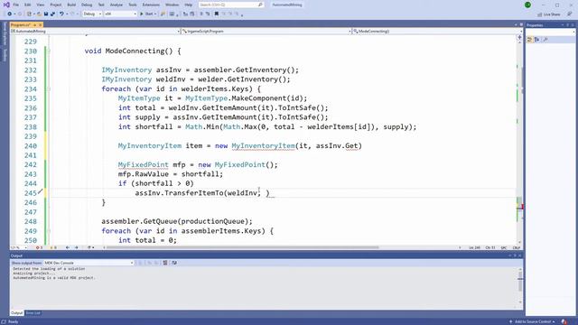 Auto Miner Scripting Start - SE Let's Play ℵ₀ Ep 4
